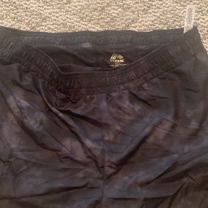 Black athletic shorts